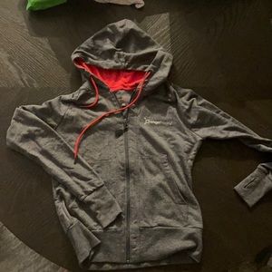 orange theory zip up hoodie